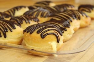 Chocolate Eclair Donuts